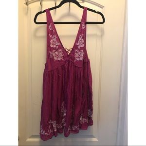 Free People Aida Slip Size XS in Purple
